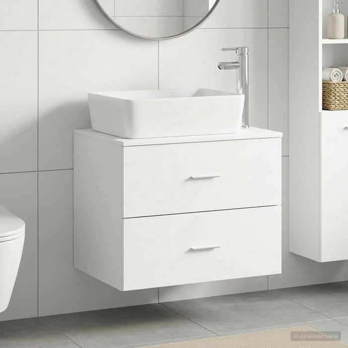 Set de mobilier pentru baie Alb Lemn prelucrat WALTI