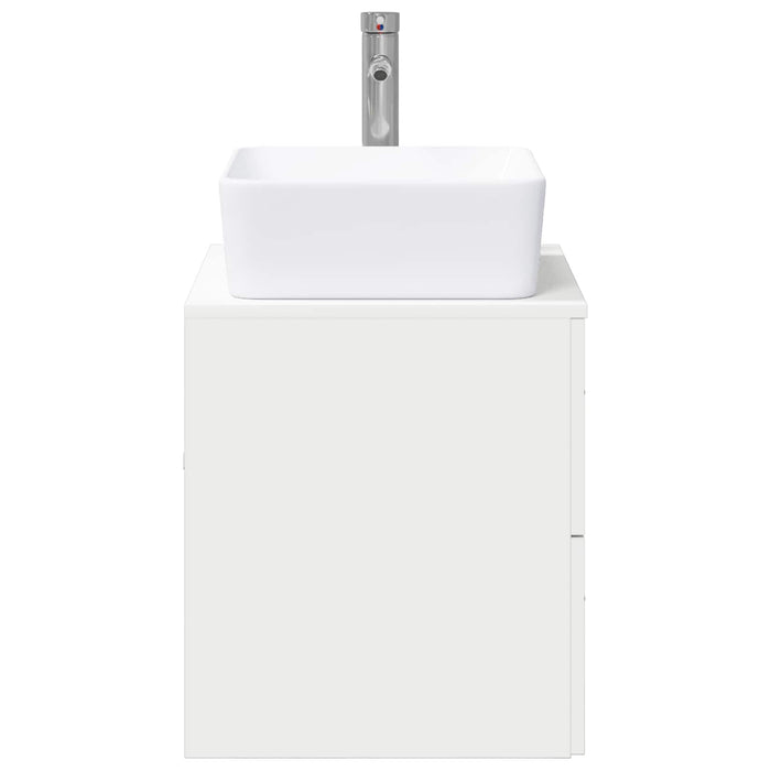 Set de mobilier pentru baie Alb Lemn prelucrat WALTI