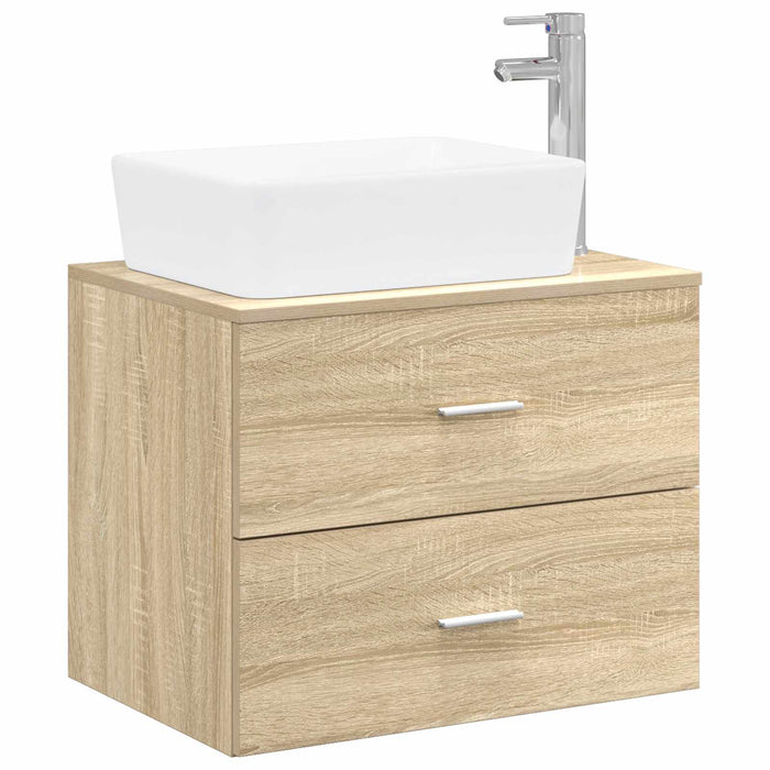 Set de mobilier pentru baie Stejar Sonoma Lemn prelucrat WALTI