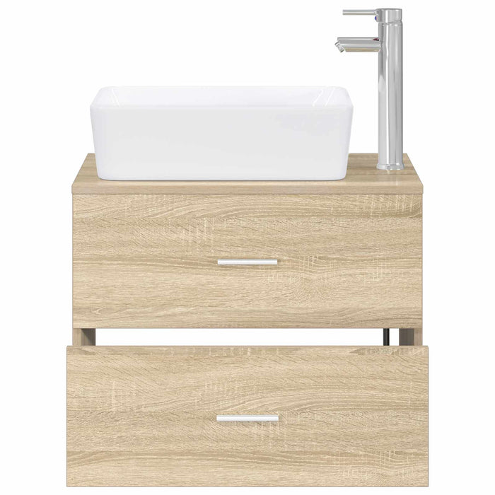 Set de mobilier pentru baie Stejar Sonoma Lemn prelucrat WALTI