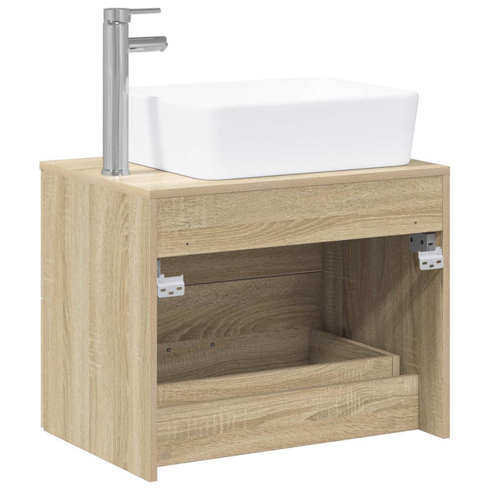 Set de mobilier pentru baie Stejar Sonoma Lemn prelucrat WALTI