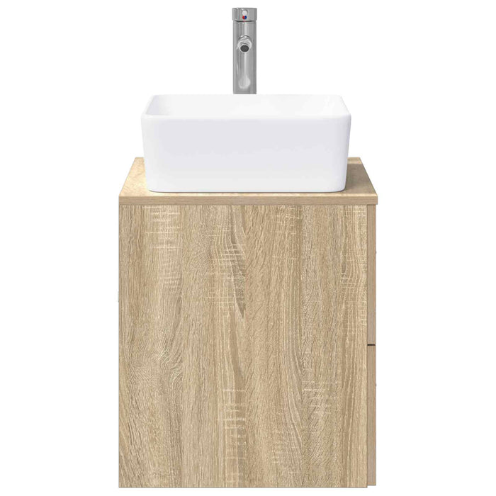 Set de mobilier pentru baie Stejar Sonoma Lemn prelucrat WALTI