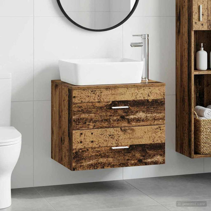 Set de mobilier pentru baie Lemn vechi Lemn prelucrat WALTI