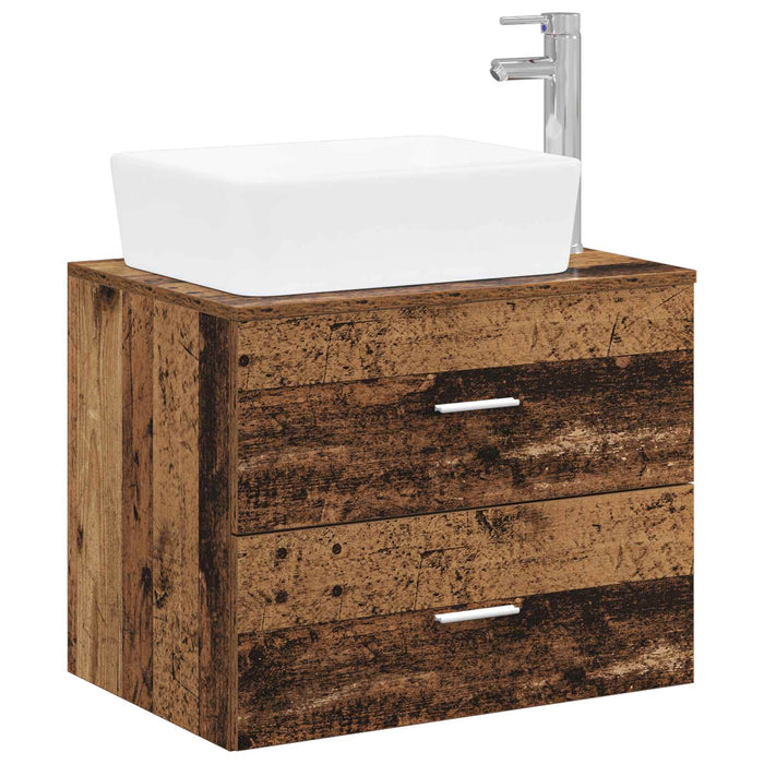 Set de mobilier pentru baie Lemn vechi Lemn prelucrat WALTI