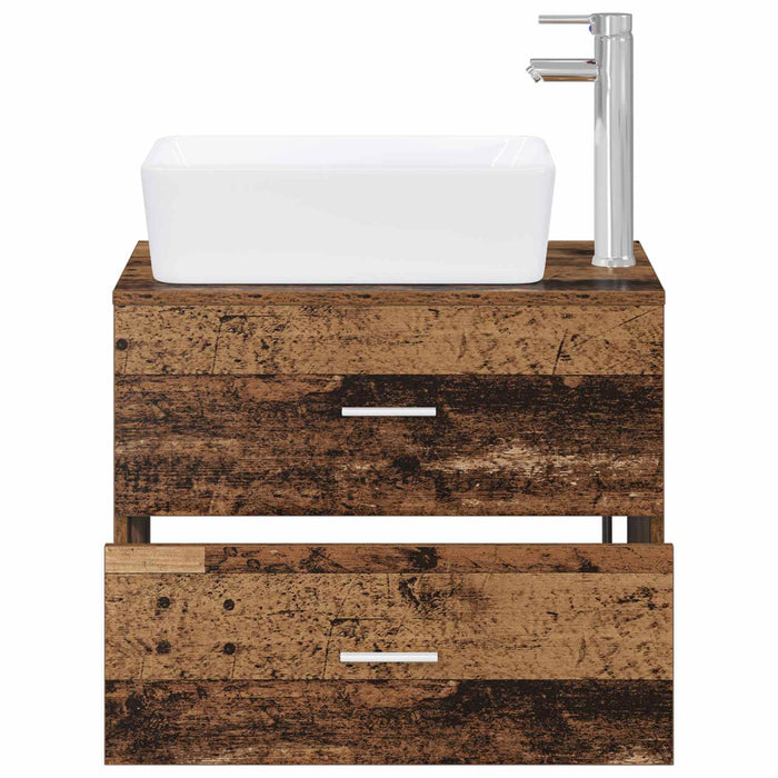 Set de mobilier pentru baie Lemn vechi Lemn prelucrat WALTI