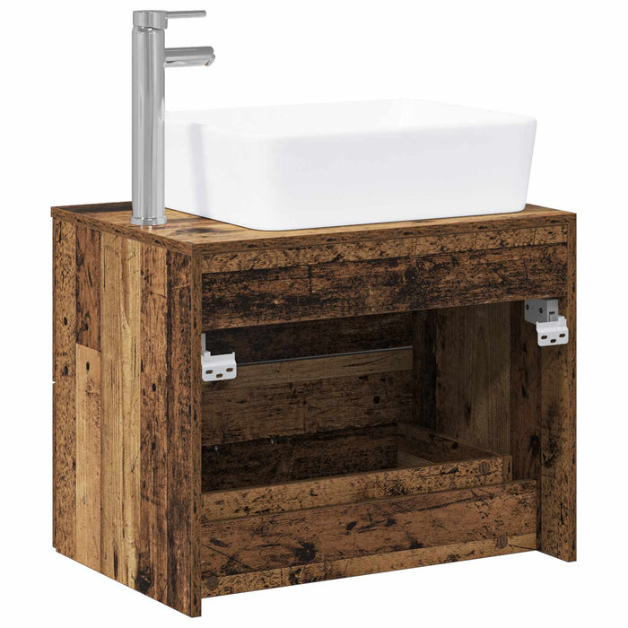Set de mobilier pentru baie Lemn vechi Lemn prelucrat WALTI