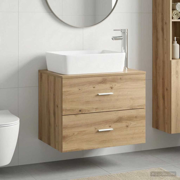 Set de mobilier pentru baie Stejar Artizanal Lemn prelucrat WALTI