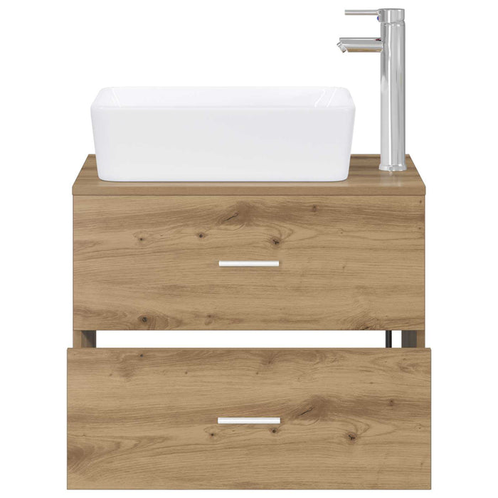 Set de mobilier pentru baie Stejar Artizanal Lemn prelucrat WALTI