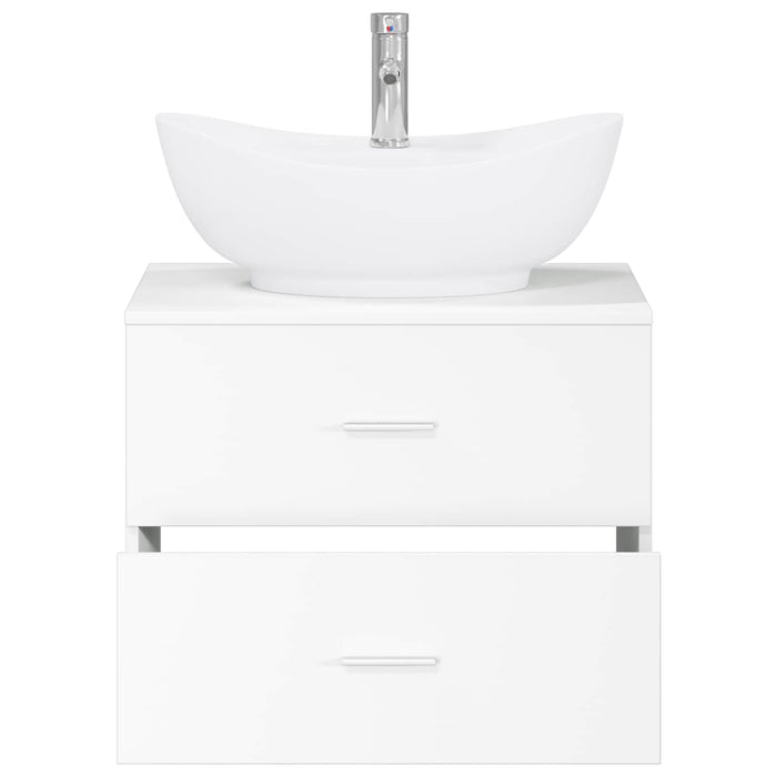Set de mobilier pentru baie Alb Lemn prelucrat WALTI