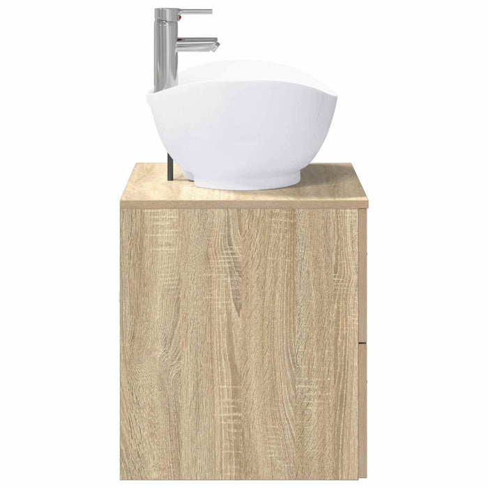 Set de mobilier pentru baie Stejar Sonoma Lemn prelucrat WALTI