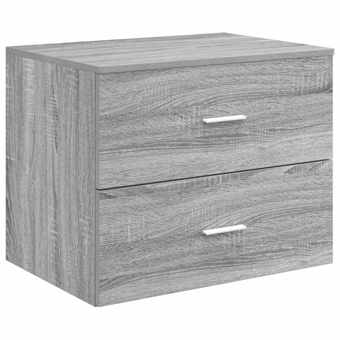 Set de mobilier pentru baie Sonoma gri Lemn prelucrat WALTI