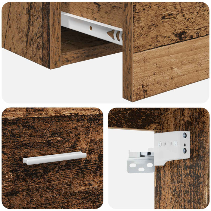 Set de mobilier pentru baie Lemn vechi Lemn prelucrat WALTI