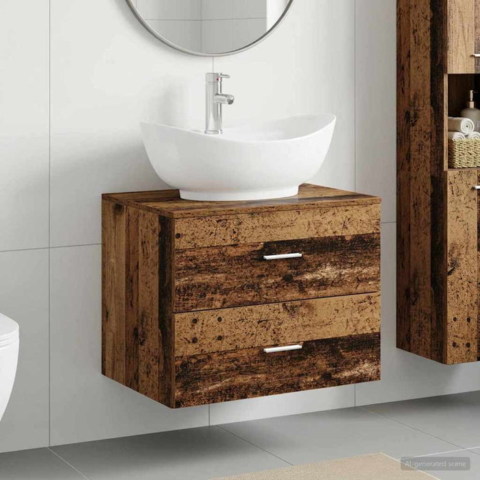 Set de mobilier pentru baie Lemn vechi Lemn prelucrat WALTI