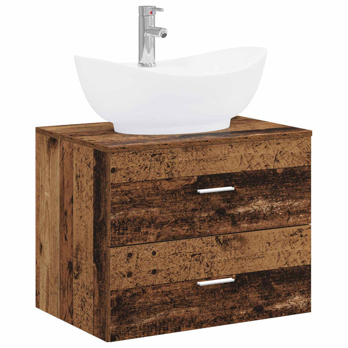 Set de mobilier pentru baie Lemn vechi Lemn prelucrat WALTI