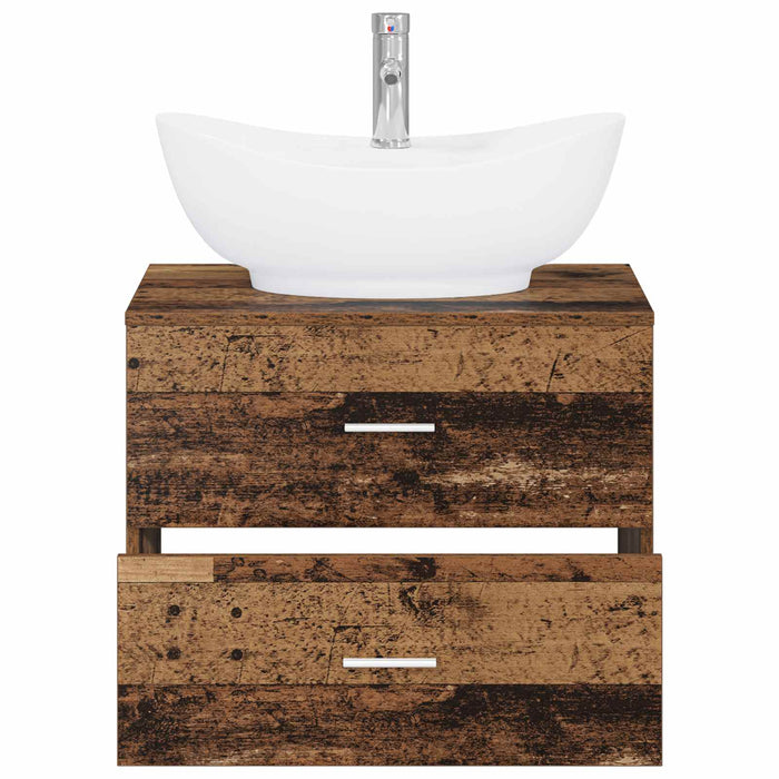 Set de mobilier pentru baie Lemn vechi Lemn prelucrat WALTI