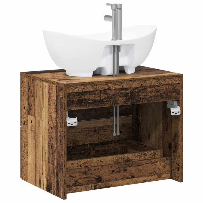 Set de mobilier pentru baie Lemn vechi Lemn prelucrat WALTI