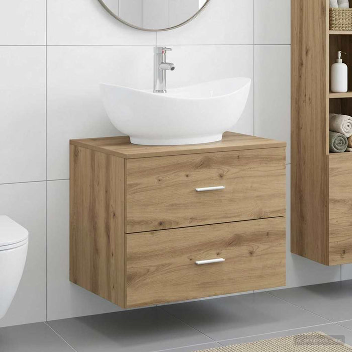 Set de mobilier pentru baie Stejar Artizanal Lemn prelucrat WALTI