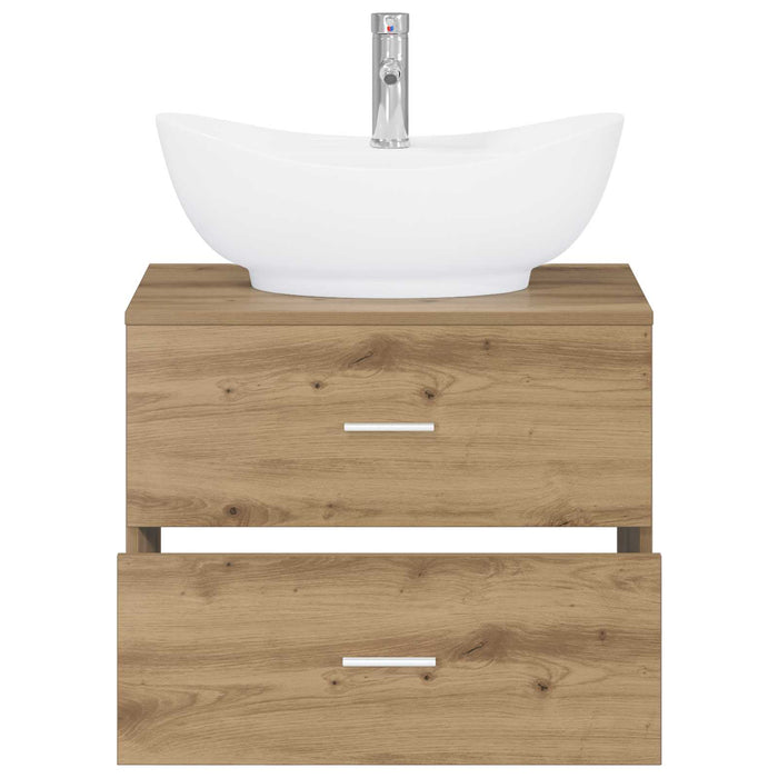 Set de mobilier pentru baie Stejar Artizanal Lemn prelucrat WALTI