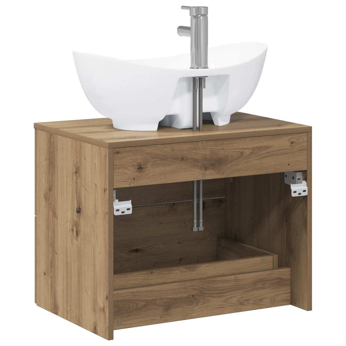 Set de mobilier pentru baie Stejar Artizanal Lemn prelucrat WALTI