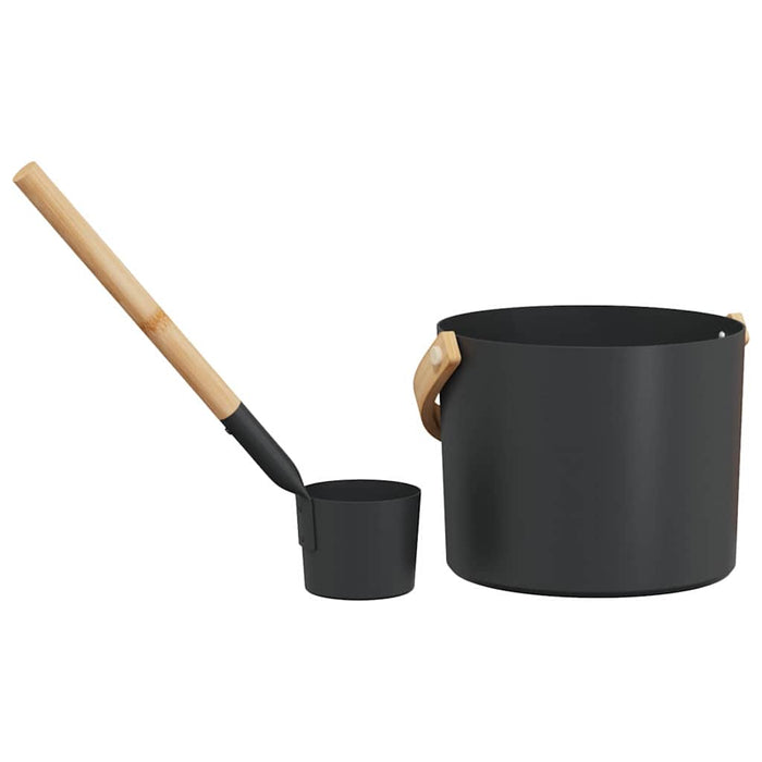 Set de accesorii pentru saună 2 pcs Negru - WALTI WALTI