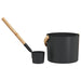 Set de accesorii pentru saună 2 pcs Negru - WALTI WALTI