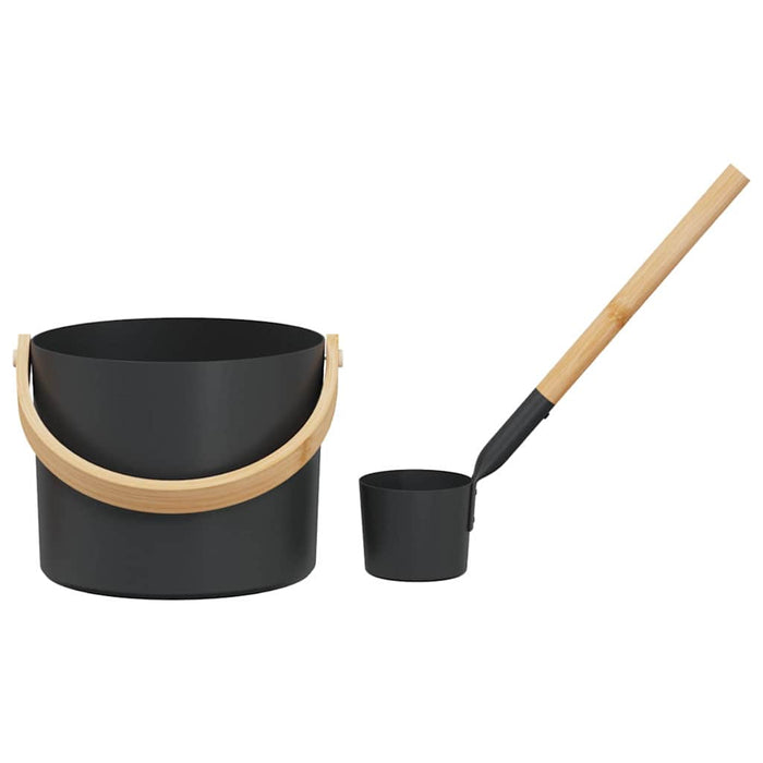 Set de accesorii pentru saună 2 pcs Negru - WALTI WALTI