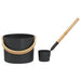 Set de accesorii pentru saună 2 pcs Negru - WALTI WALTI