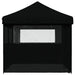 Cort pentru Petreceri Negru 292 x 580 x 315 cm Material Oxford - WALTI WALTI