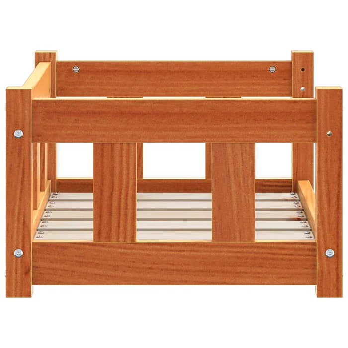 Pat pentru câini cu depozitare Maroniu cerat 55 x 45 x 28 cm - WALTI WALTI