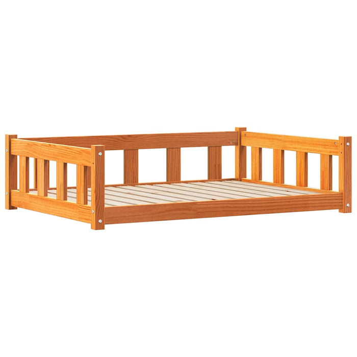 Pat pentru câini cu depozitare Maroniu cerat 55 x 45 x 28 cm - WALTI WALTI