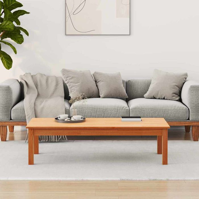 Masă de cafea Max Brown 110 x 50 x 30 cm Lemn de pin masiv - WALTI WALTI
