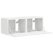Dulap TV de perete 2 pcs Alb 39 x 31 x 29,5 cm Lemn compozit - WALTI WALTI