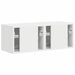 Dulap TV de perete 2 pcs Alb 39 x 31 x 29,5 cm Lemn compozit - WALTI WALTI
