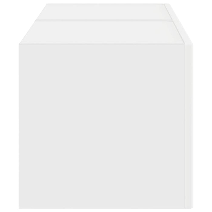 Dulap TV de perete 2 pcs Alb 39 x 31 x 29,5 cm Lemn compozit - WALTI WALTI