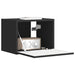 Dulap TV de perete Negru 39 x 31 x 29,5 cm Lemn compozit - WALTI WALTI
