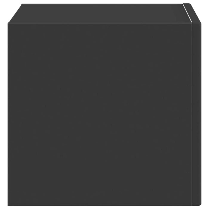 Dulap TV de perete Negru 39 x 31 x 29,5 cm Lemn compozit - WALTI WALTI