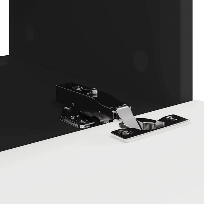 Dulap TV de perete 2 pcs Negru 39 x 31 x 29,5 cm Lemn compozit - WALTI WALTI