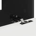 Dulap TV de perete 2 pcs Negru 39 x 31 x 29,5 cm Lemn compozit - WALTI WALTI