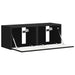 Dulap TV de perete 2 pcs Negru 39 x 31 x 29,5 cm Lemn compozit - WALTI WALTI