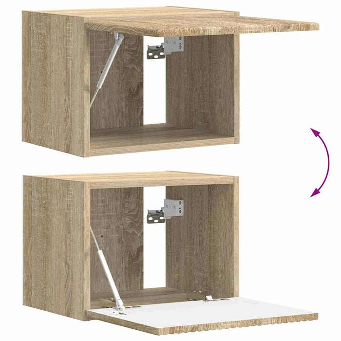 Dulap TV de perete Sonoma 39 x 31 x 29,5 cm Lemn compozit - WALTI WALTI
