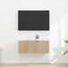 Dulap TV de perete 2 pcs Sonoma 39 x 31 x 29,5 cm Lemn compozit - WALTI WALTI