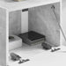 Dulap TV de perete Beton 39 x 31 x 29,5 cm Lemn compozit - WALTI WALTI