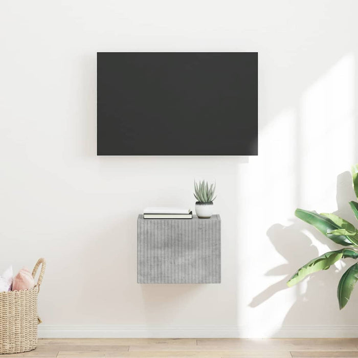 Dulap TV de perete Beton 39 x 31 x 29,5 cm Lemn compozit - WALTI WALTI