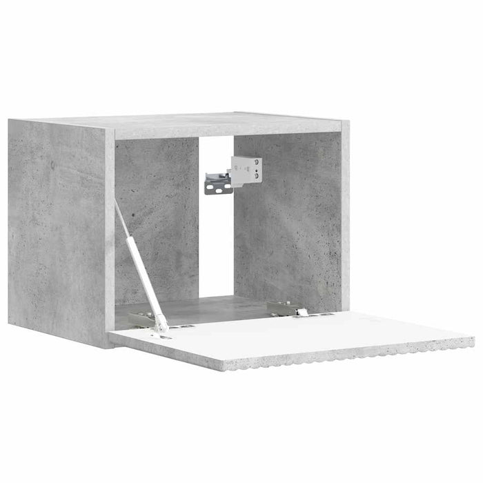 Dulap TV de perete Beton 39 x 31 x 29,5 cm Lemn compozit - WALTI WALTI