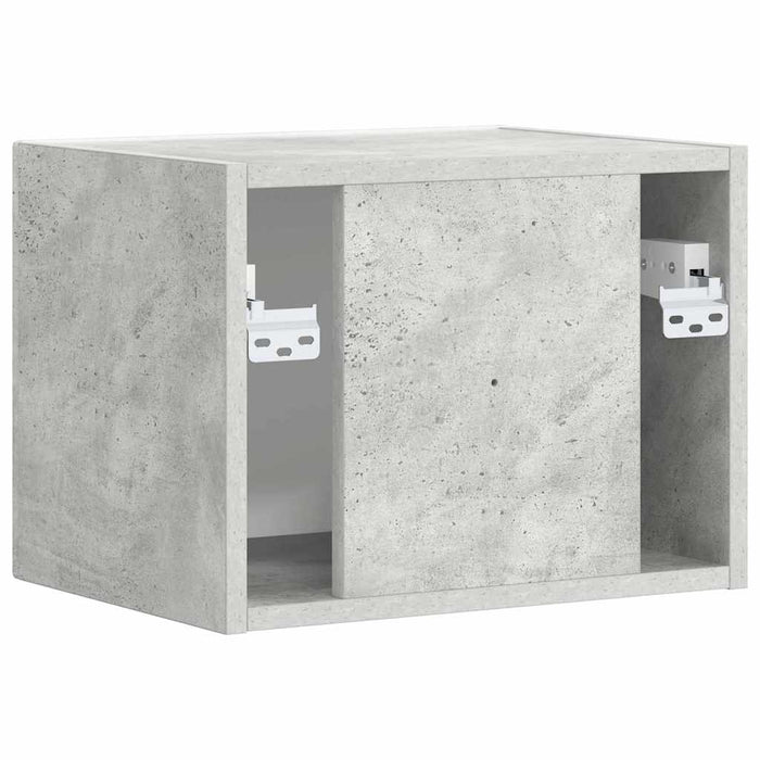 Dulap TV de perete Beton 39 x 31 x 29,5 cm Lemn compozit - WALTI WALTI