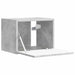 Dulap TV de perete 2 pcs Beton 39 x 31 x 29,5 cm Lemn compozit - WALTI WALTI