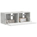 Dulap TV de perete 2 pcs Beton 39 x 31 x 29,5 cm Lemn compozit - WALTI WALTI