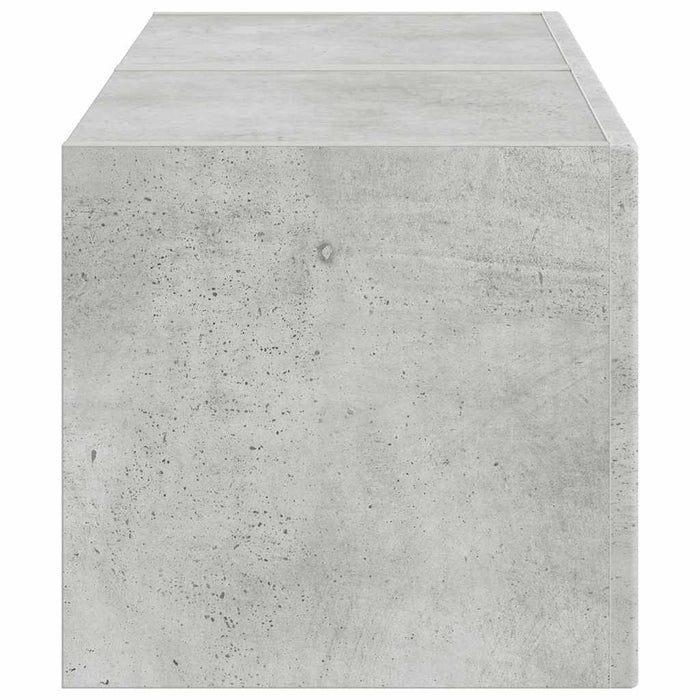 Dulap TV de perete 2 pcs Beton 39 x 31 x 29,5 cm Lemn compozit - WALTI WALTI