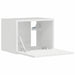 Dulap TV de perete Alb Lucios 39 x 31 x 29,5 cm Lemn compozit - WALTI WALTI