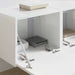 Dulap TV de perete Pe perete 2 pcs Alb Lucios 39 x 31 x 29,5 cm - WALTI WALTI
